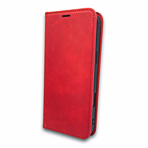 Smart Suede case for Motorola Moto E14 / G24 / G04 / G04S red