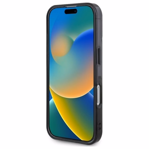 BMW Motosport IML vertikali juosta iPhone 16 dėklas - pilkas