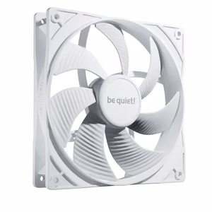 Be Quiet korpuso ventiliatorius 140mm Pure Wings 3 baltas PWM BL112