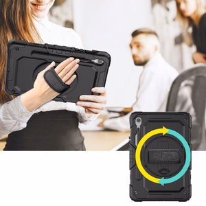 Tech-Protect Solid360 Case for Samsung Galaxy Tab S9 FE 10.9" X510 / X516B - Black