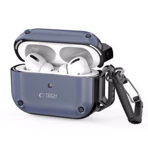 Tech-Protect Rough Hook dėklas su karabinu Apple AirPods Pro 1 / 2 - mėlynas