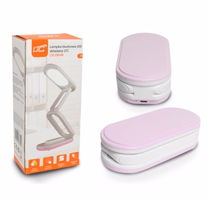 Sulankstoma LED stalinė lempa 10W, 3000/4500/6000K, 1200mAh, rožinė, LTC