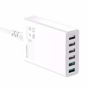 Įkroviklis Blitzwolf BW-S15, 6x USB, QC 3.0, 60 W (baltas)