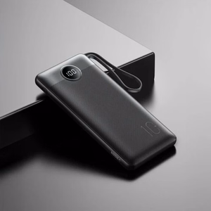 Išorinė baterija POWER BANK VEGER C10 10000mAh (USB,USB-A,Type-C,MicroUSB,lightning) juoda