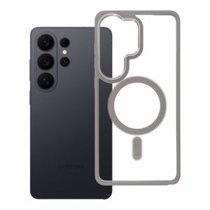 Чехол для Samsung S26 ULTRA Color Edge Mag Cover совместимый с MagSafe титаново-серый