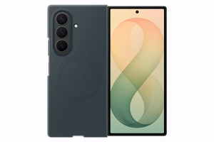 Силиконовый магнитный чехол Samsung Galaxy Z Fold8 Ultra с 2 антибликовыми плёнками, зелёного оттенка