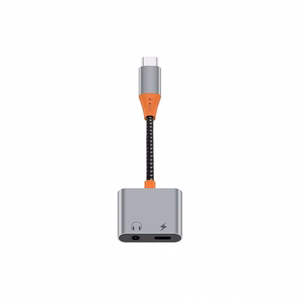 WiWU - Audio adapter LT10 Typ C į Typ C + 3,5 mm