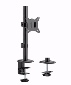 Gembird MA-D1-02 monitoriaus laikiklis arba stovas 81,3 cm (32") Stalas Juoda