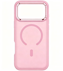 Чехол для iPhone 18 Pro / 17 Pro: Forcell F-Protect Smoke Hybrid Premium, совместимый с MagSafe, цвет: розовый
