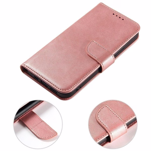Magnet Case элегантный флип-чехол с функцией подставки Xiaomi Redmi Note 11 Pro+ 5G (China) / 11 Pro 5G (China) / Mi11i HyperCharge / Poco X4 NFC 5G розовый