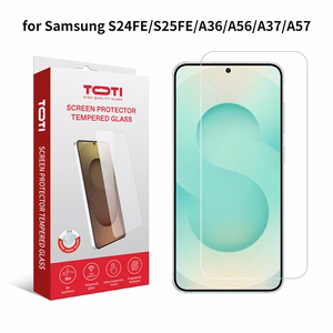 TOTI TEMPERED glass 2D screen protector for Samsung Galaxy S24 FE/S25 FE/A36 /A56 /A37 /A57/A27