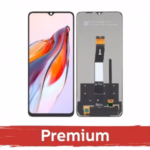 LCD-дисплей совместимый с Xiaomi Redmi 12C чёрный OEM