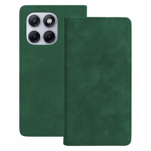 Smart Suede dėklas, skirtas Motorola Moto G34, žalias