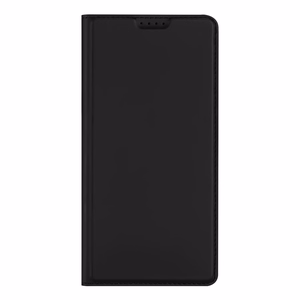 Dux Ducis Skin Pro atverčiamas piniginės tipo dėklas Vivo Y16 / Y02s – juodas