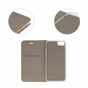 Vennus Book Case with frame for Huawei P8 Lite *** (2017) / P9 Lite *** (2017) grey