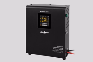 Rebel POWER-500 wall-mounted emergency power supply, pure sine wave inverter with charging, 12 V / 230 V, 500 VA / 300 W