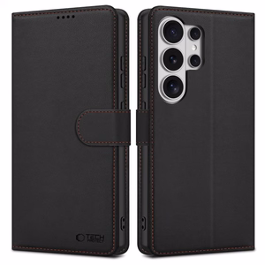 Tech-Protect Wallet чехол для Samsung Galaxy S26 Ultra чёрный красный