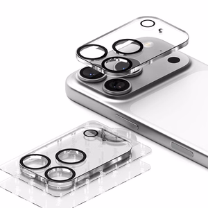 Ringke pilnas kameros dangtelio 2 dalių rinkinys iPhone 17 Pro - juodas