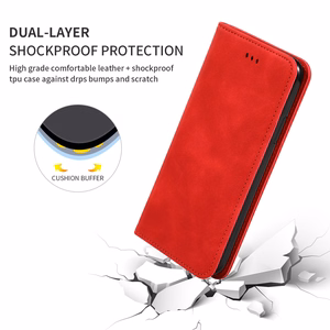 Dėklas Business Style Xiaomi Redmi A7 Pro raudonas