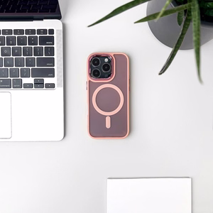 Magnetinis madingas dėklas telefonui iPhone 17 Air - rožinis