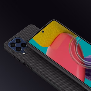 Nillkin Textured Case durable reinforced case with gel frame and nylon back for Samsung Galaxy M53 5G black