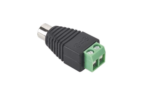 RCA socket with quick connector