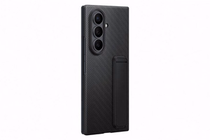XF976SBE карбоновый чехол с подставкой Samsung Galaxy Fold 8 Ultra, черный