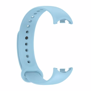 SILICONE STRAP MI BAND 8/M8 (9). LIGHT BLUE