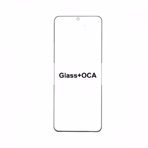 Outer screen glass compatible with "Pro+" Samsung F721 Z Flip4 / soft front glass + OCA / set