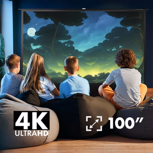 Nešiojamasis projekcinis ekranas Maclean, kompaktiškas, grindų, 100", 4:3, MC-211