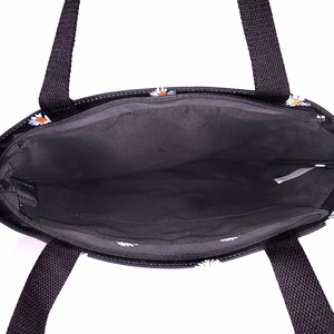 Shopping bag Wonder pattern 3 black