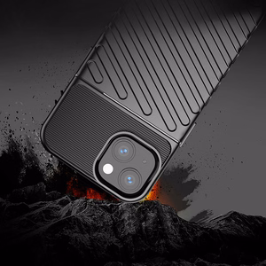 Thunder Case гибкий прочный защищённый TPU чехол для iPhone 13 mini синий