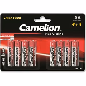 Camelion AA / LR6 Plus – alkaline batteries, 8 pcs.