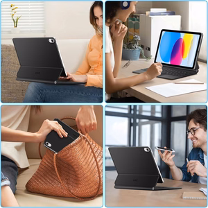 Чехол Tech-Protect Smartcase Magnetic с клавиатурой для iPad 10.9” 2022 / iPad 11” 2025 - чёрный