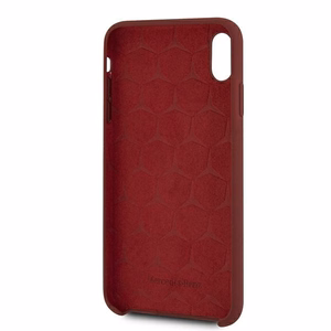 Mercedes Silikono linijos dėklas iPhone Xs Max - raudonas