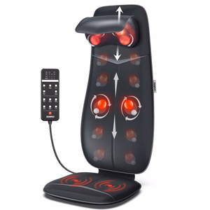 RENPHO Neck & Back Massage Cushion S Black kaklo ir nugaros masažinė pagalvė