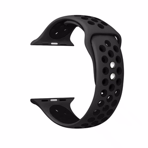 Crong Duo Sport strap for Apple Watch 44 / 45 / 46 / 49 mm, grey and black