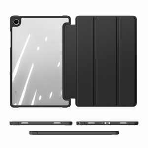 "Dux Ducis Toby" šarvuotas atlenkiamas dėklas, skirtas "Samsung Galaxy Tab A11 Plus/A9 Plus" - juodas