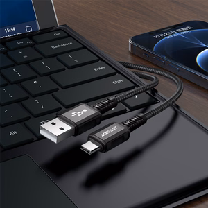 Acefast USB кабель - USB Type C 1.2m, 3A чёрный (C1-04 black)