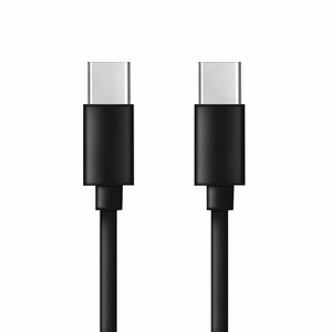 Кабель Type C to Type C PD QC 3A 60W C296 (длинный коннектор 8mm) 1 m чёрный