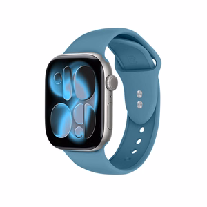 Ремешок Crong Liquid для Apple Watch 44 / 45 / 46 / 49 мм, тёмно-синий