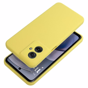 Silikoninis dėklas 2mm MOTOROLA G55 5G citrininė
