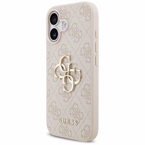 Guess 4G Big Logo Чехол для iPhone 17 - розовый