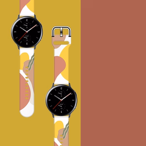 Dirželis Moro Samsung Galaxy Watch 40 / 41 / 42 / 43 / 44 mm silikoninė apyrankė laikrodžiui - raštas 7
