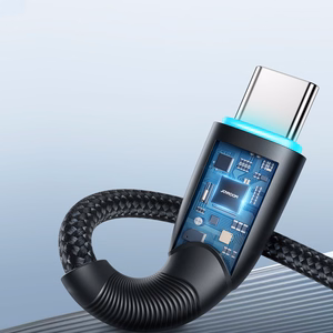 Joyroom Starry Series SA32-CC3 кабель USB-C USB-C 60W 1м - чёрный