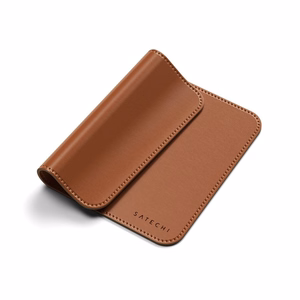 SATECHI vegan leather pelės kilimėlis ST-LMPN rudas