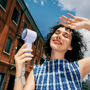 Jisulife Handheld Fan 10 4000mAh Portable USB Fan - Blue
