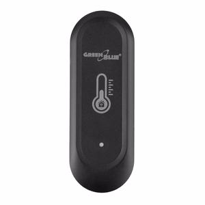 „GreenBlue“ išorinis temperatūros ir drėgmės jutiklis su „Wi-Fi“, „Android“/„iOS“, 3,0 V DC, LR03x2, IP65, GB741