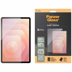 PanzerGlass Ultra-Wide Fit grūdintas apsauginis stiklas Samsung Galaxy Tab S11 – skaidrus