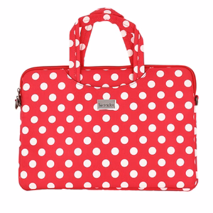 Wonder Dėklas nešiojamam kompiuteriui 17 colių raudonas polka-dot